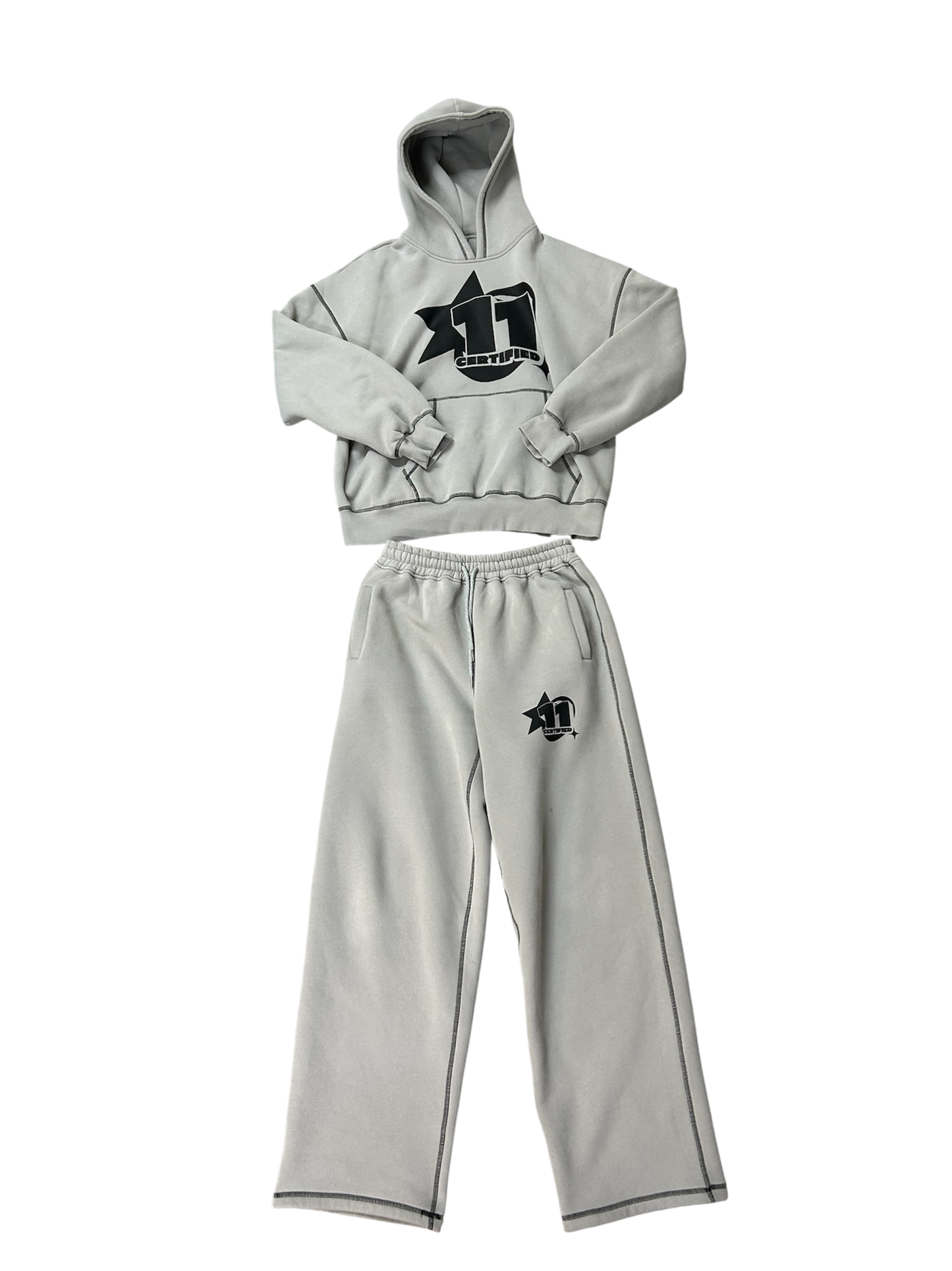 Certfied 11 Oversize Sweatpants Grey Black