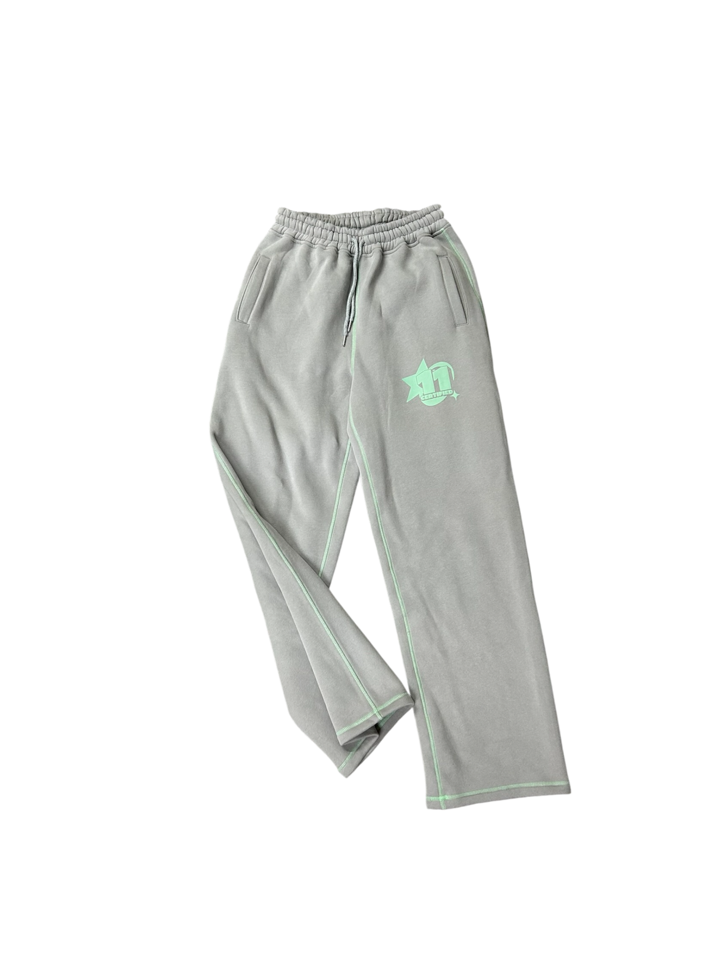 Certified 11 Oversize Sweatpants Grey Tiffany Green