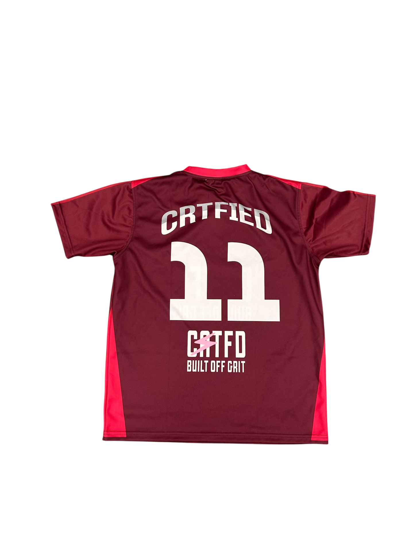 Certified 11 - Burgundy Pink Jersey - Built Off Grit